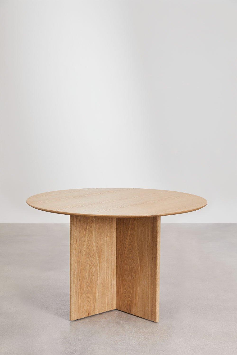 Sklum Table De Salle à Manger Ronde En MDF (Ø120 Cm) Saonara