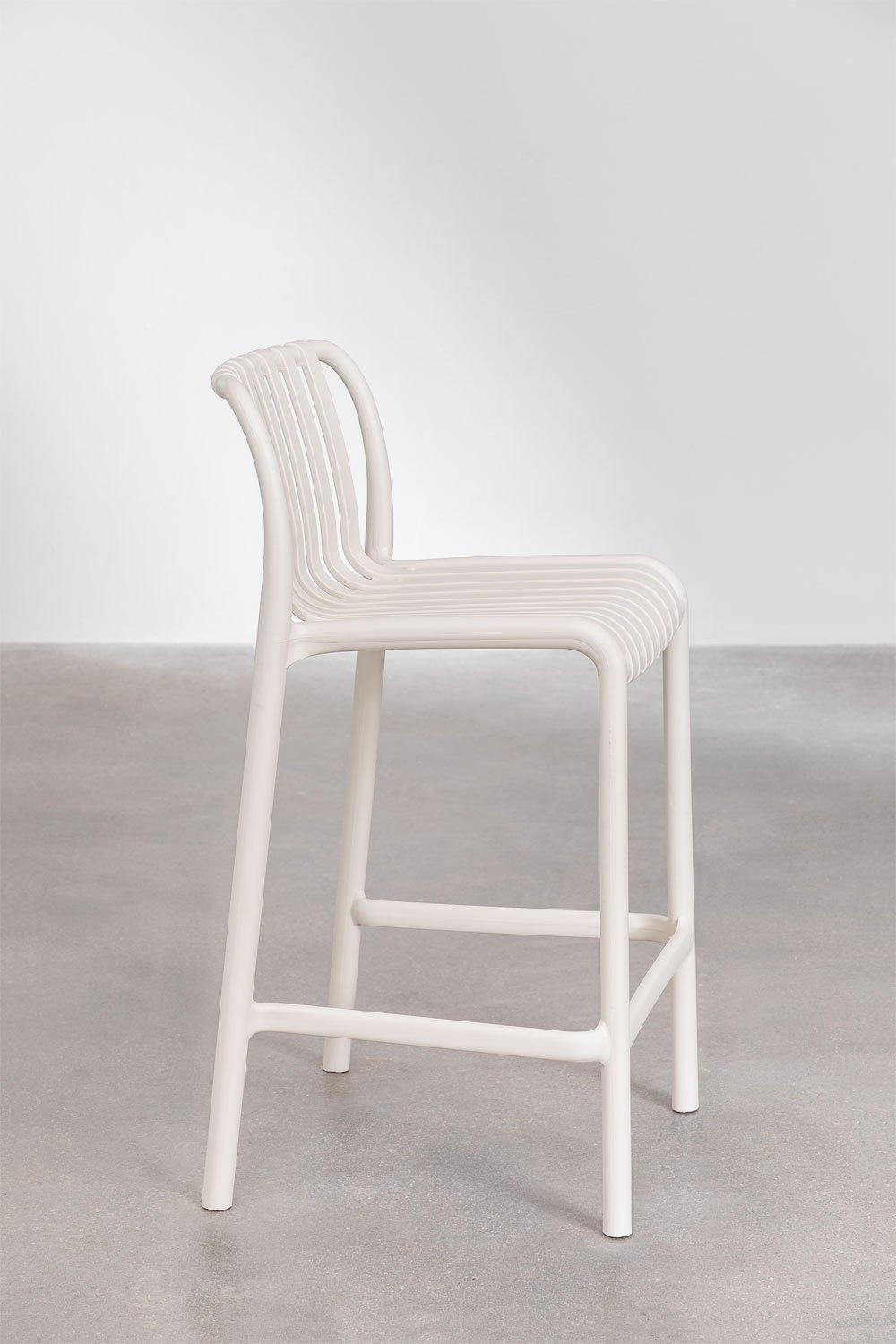 Sklum Tabouret Haut De Jardin Empilable 65cm Beige Tapioca Wendell