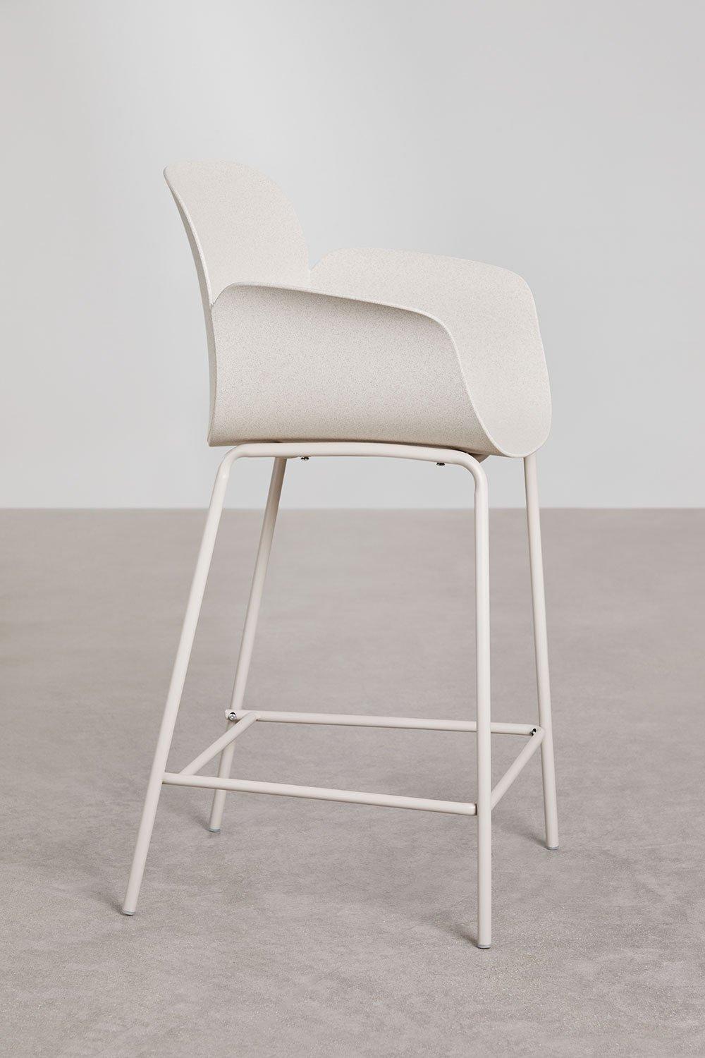 Sklum Tabouret Haut De Jardin En Polypropylène Et Fer Lynette