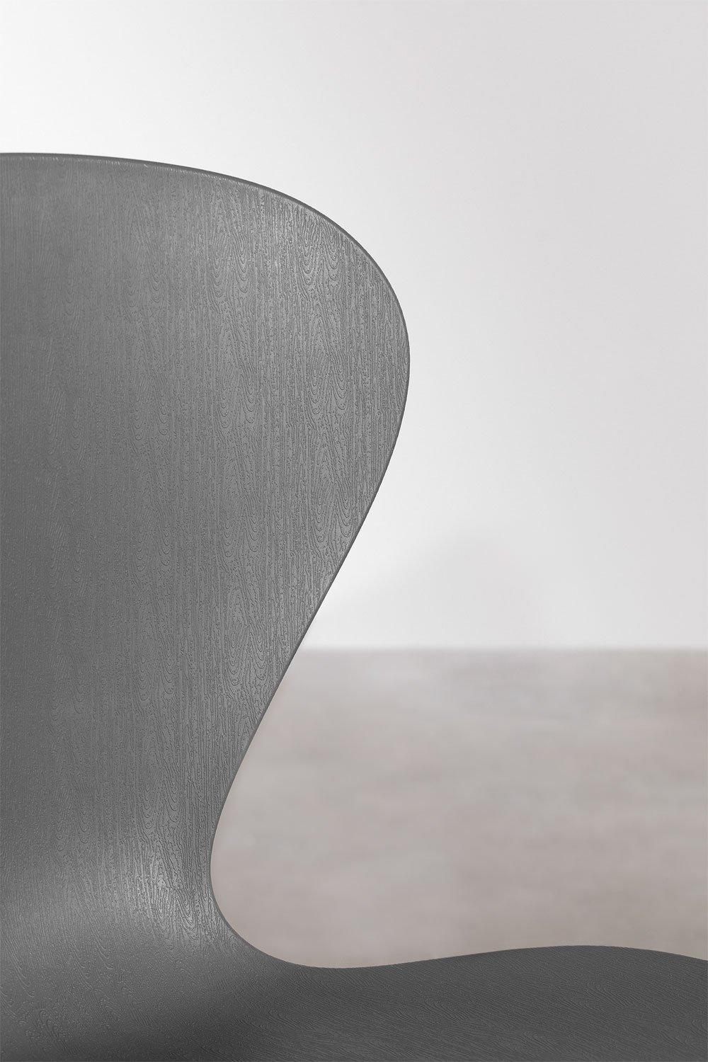 Sklum Taburete Alto 76cm Gris Oscuro Y Patas Doradas Uit