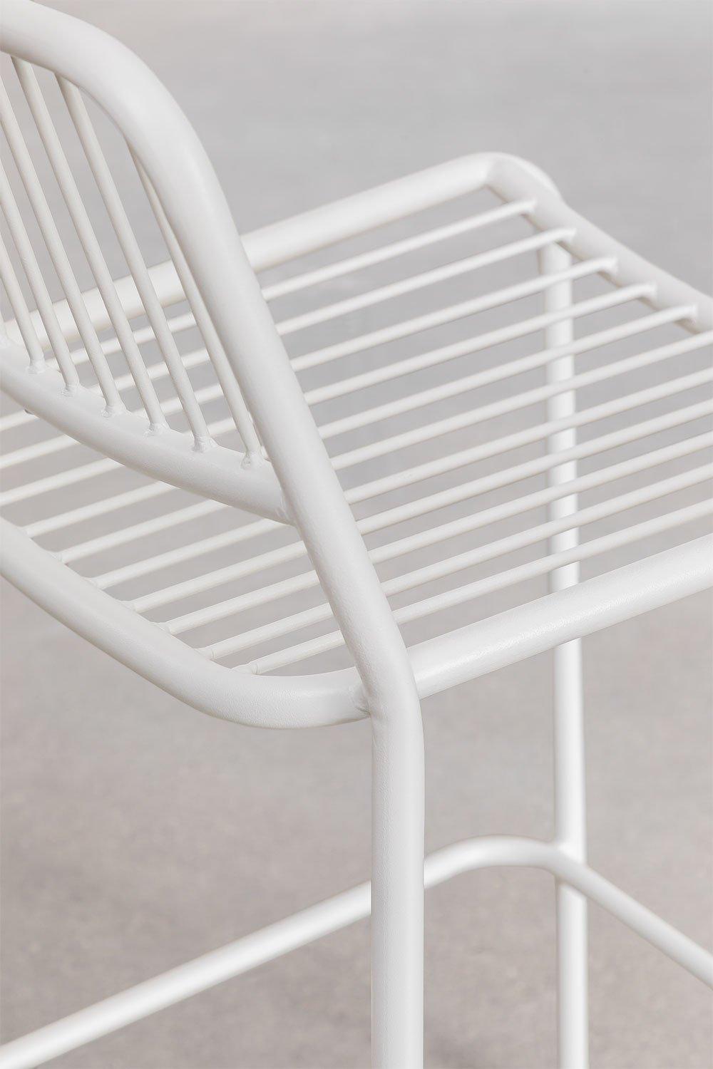 Sklum Taburete Alto Apilable 75cm Blanco Gardenia Elton