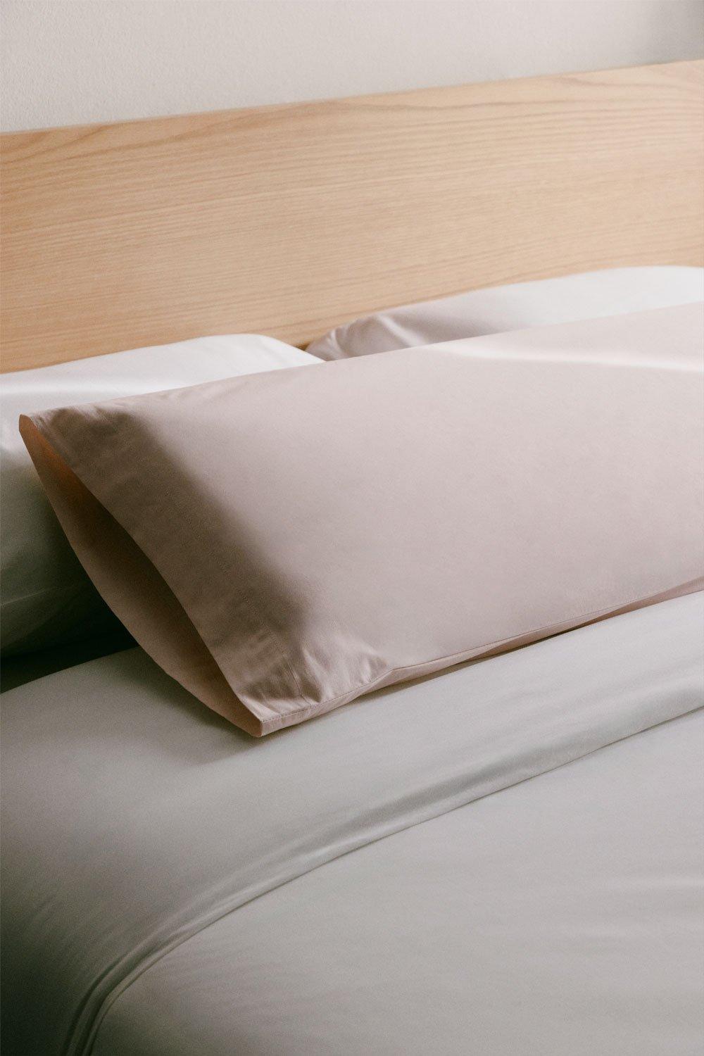 sklum Taie d'oreiller en percale de coton 180 fils Agassi