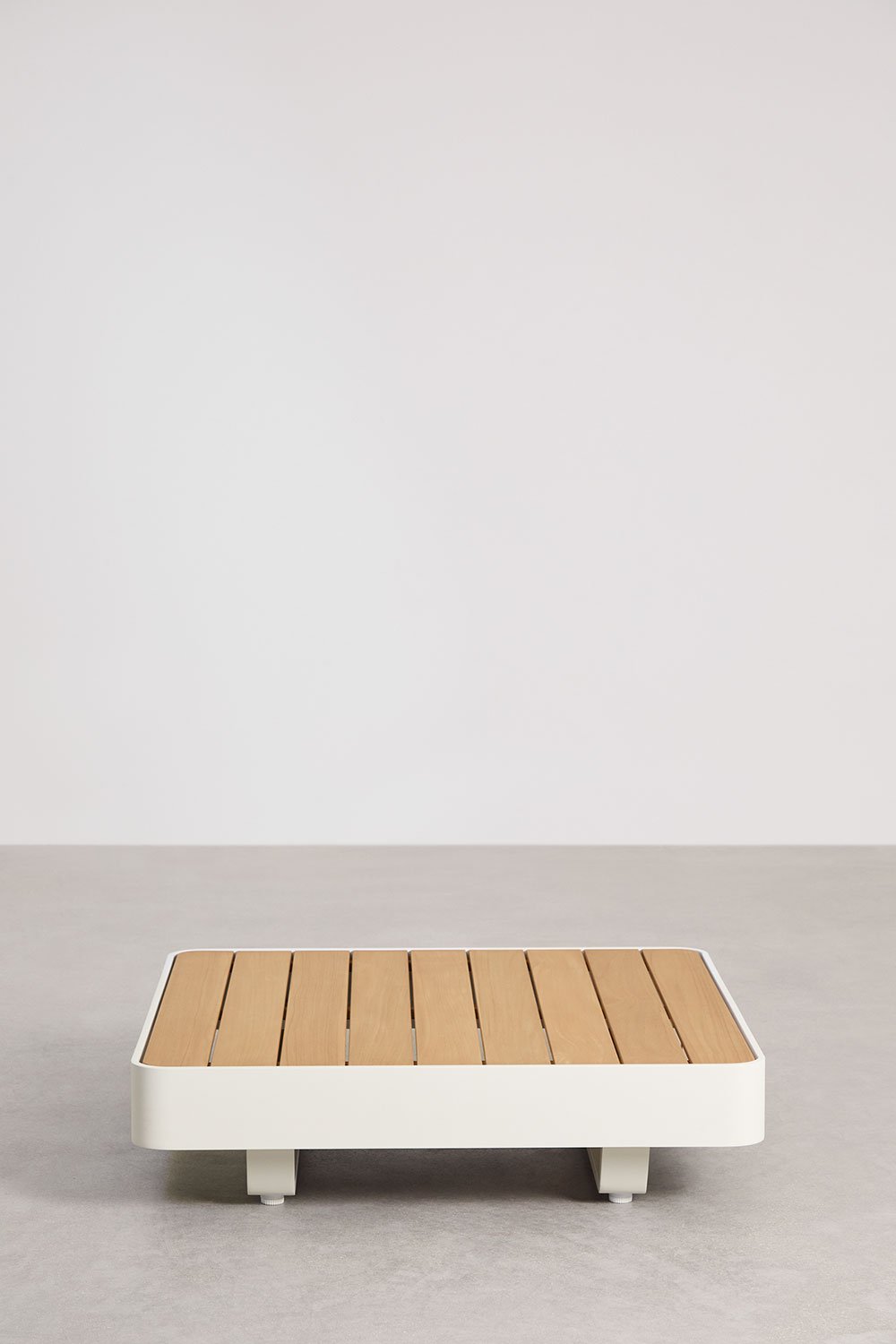 Sklum Tavolino Da Giardino Quadrato 90x90 Cm In Alluminio Yarilo