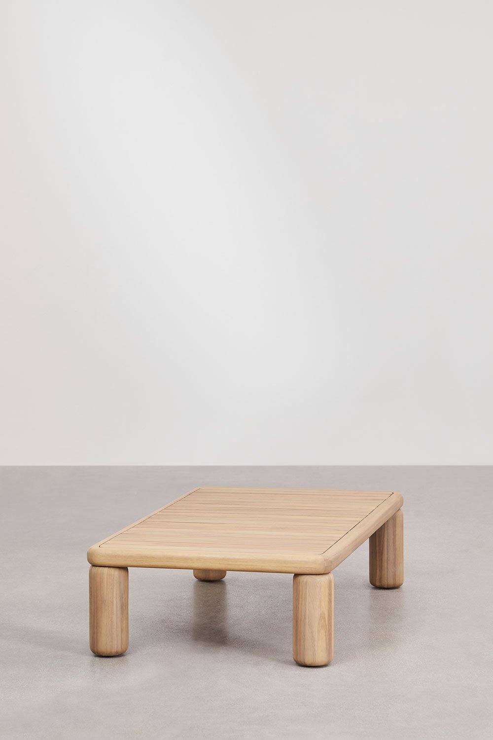 Sklum Tavolino Rettangolare 115x70 Cm In Legno Di Acacia Ioanis