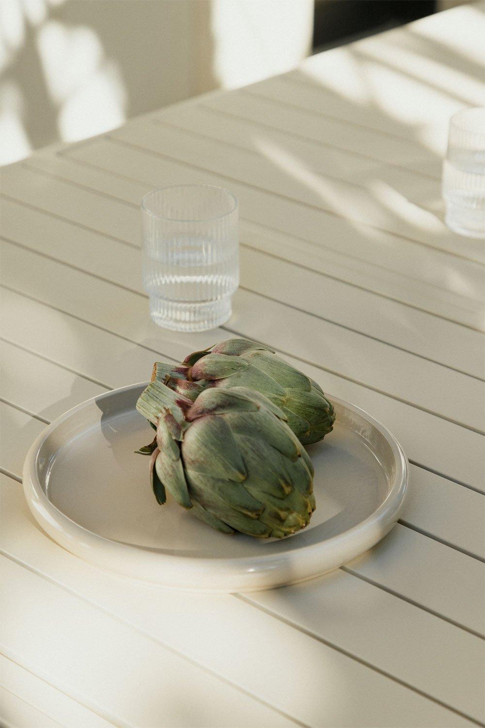 Sklum Tavolo Da Giardino Rettangolare 180-240x90 Cm Estensibile In Alluminio Karena