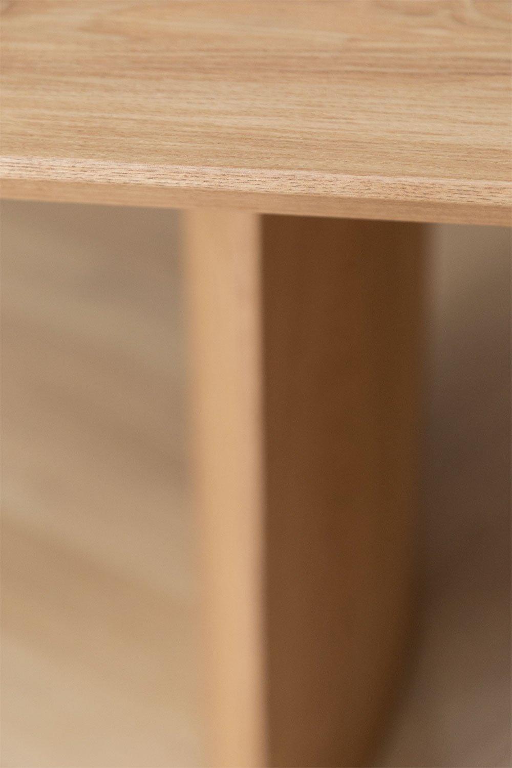 Sklum Tavolo Da Pranzo Rettangolare 200x100 Cm In MDF Tuareg