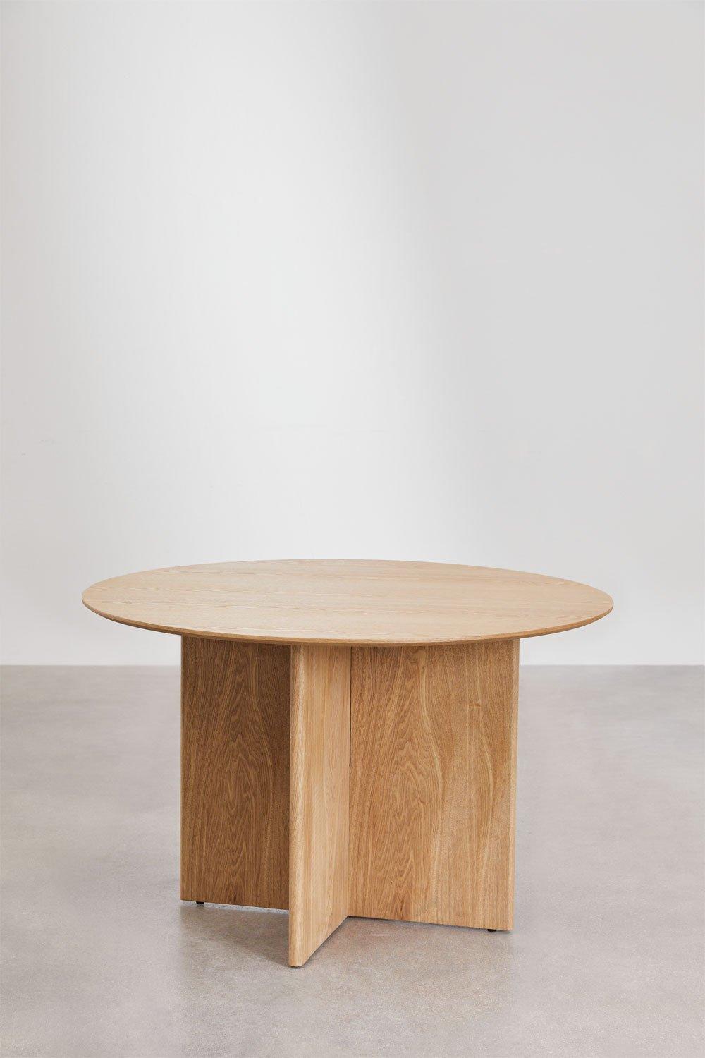 Sklum Tavolo Da Pranzo Rotondo In MDF (Ø120 Cm) Saonara