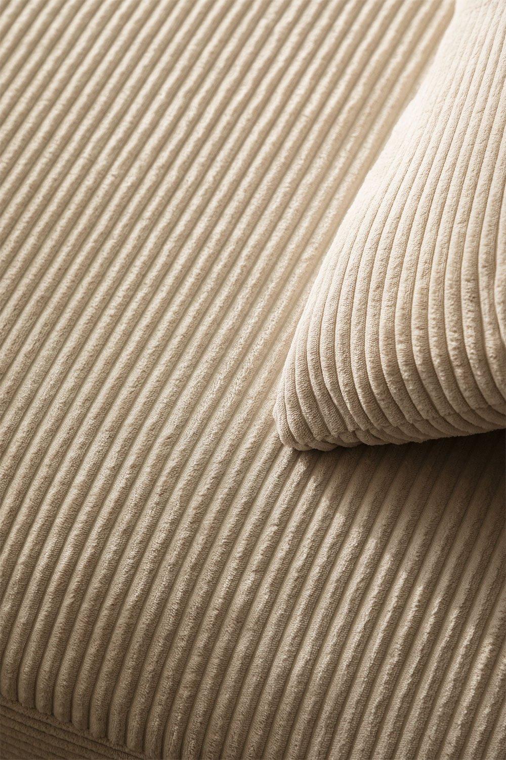 Sklum Temple 3-delige Chaise Longue Modulaire Bank Links Van Vacuümverpakt Corduroy