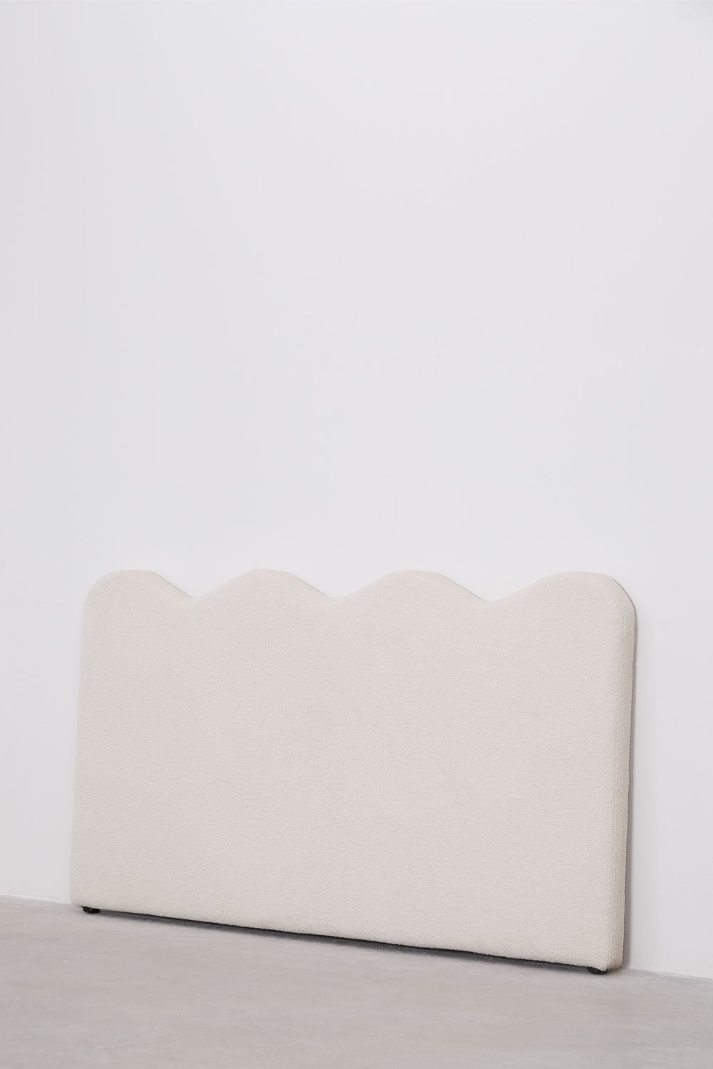 Sklum Tête De Lit 150cm Fourrure Mouton Blanc Fausto