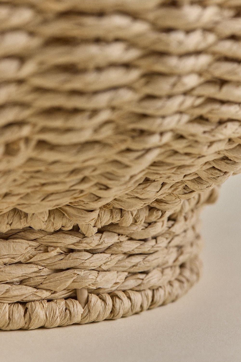 Sklum Tigela Decorativa Em Corda Trançada E Metal Toransky