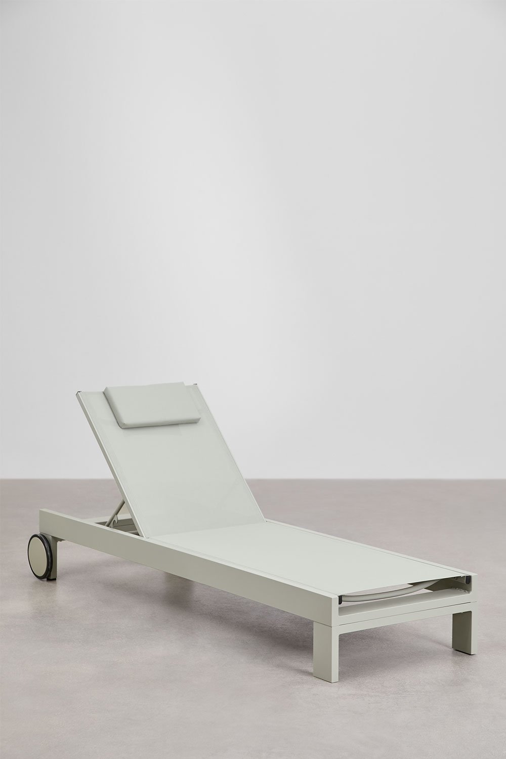 Sklum Tumbona Reclinable En Aluminio Con Cojín Akelia