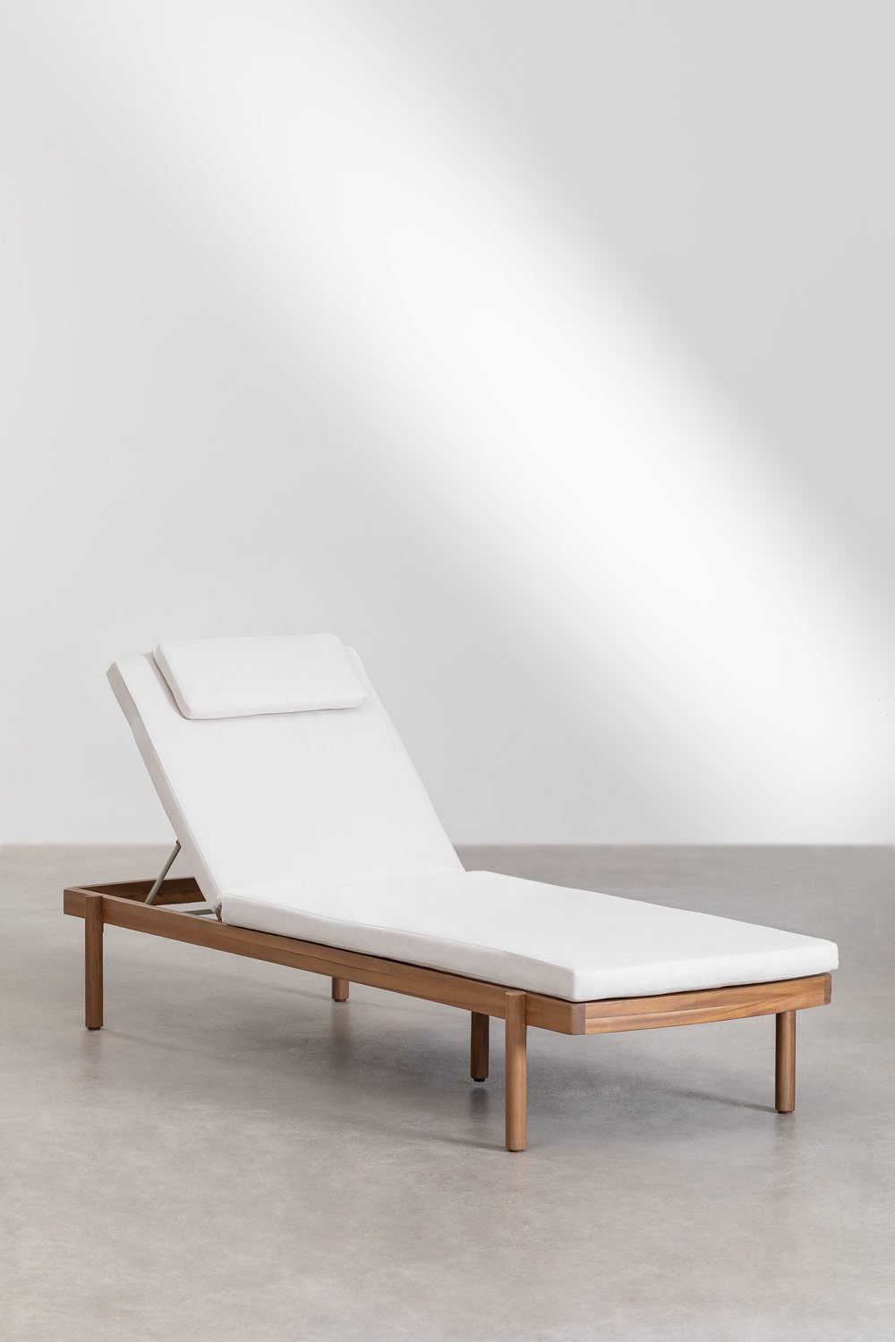 Sklum Tumbona Reclinable En Madera De Acacia Aderyn
