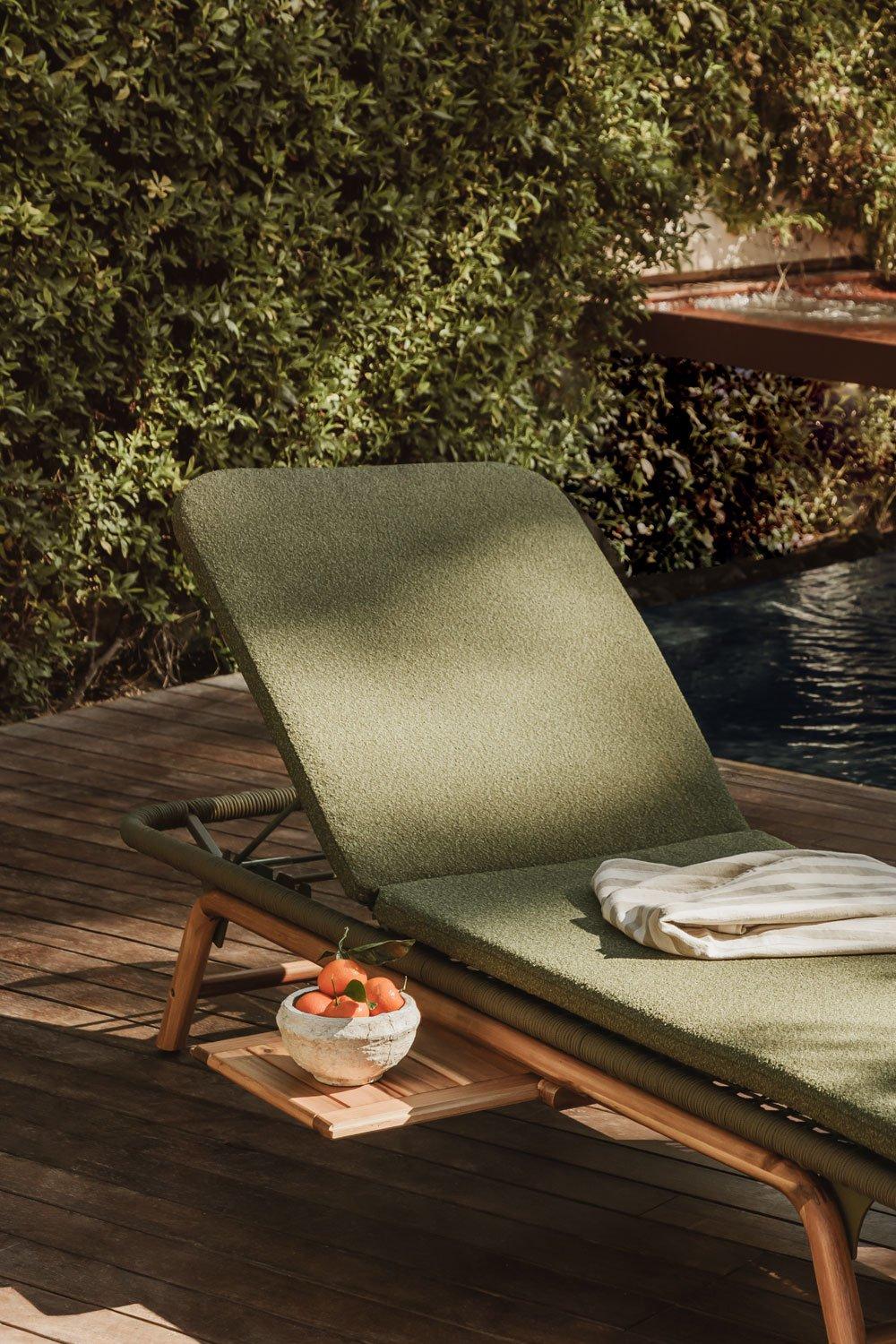 Sklum Tumbona Reclinable En Madera De Acacia Karvia