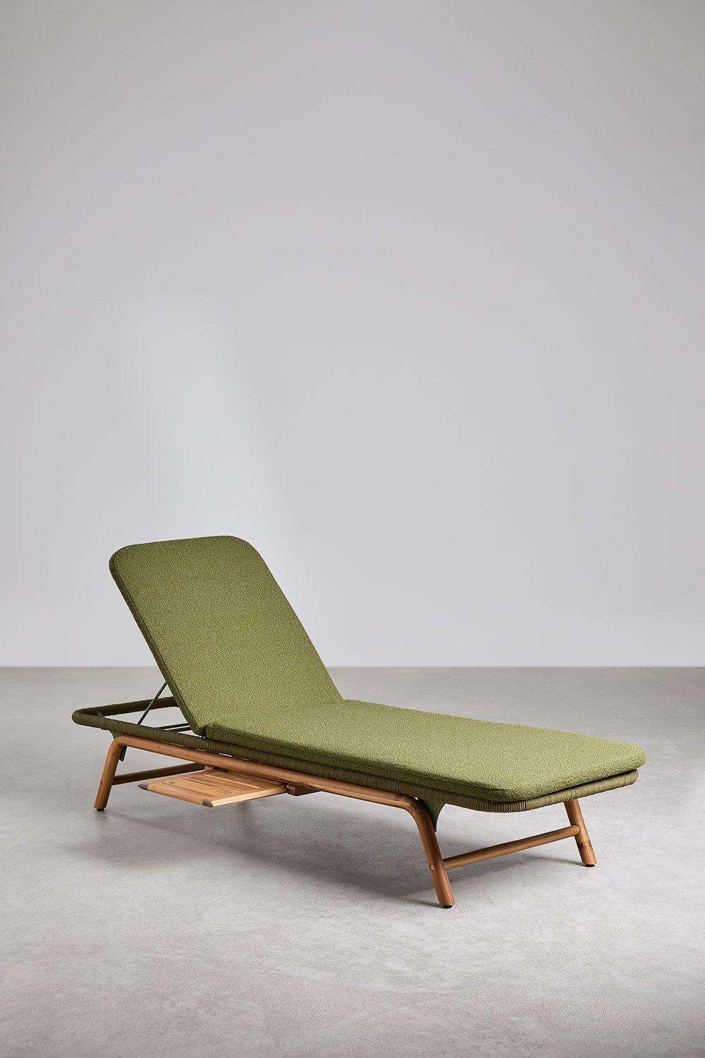 Sklum Tumbona Reclinable En Madera De Acacia Karvia