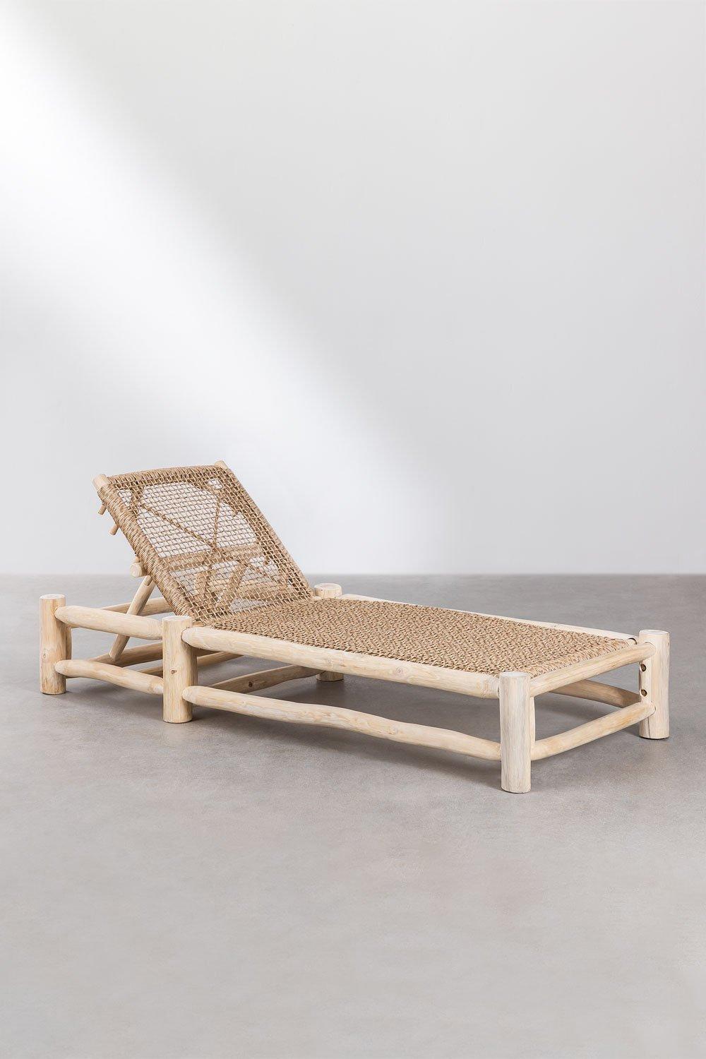 Sklum Tumbona Reclinable En Madera De Teca Bientina