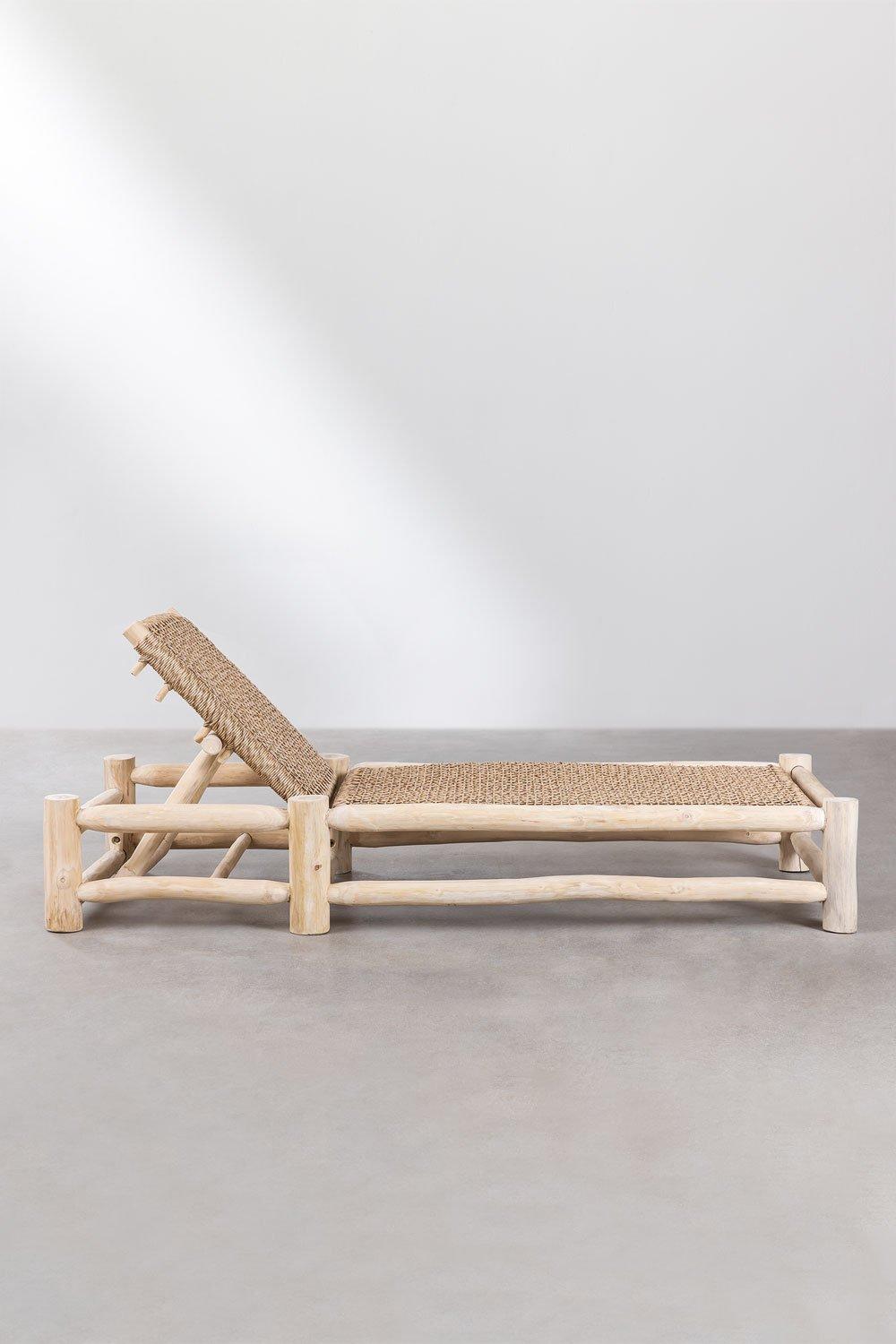 Sklum Tumbona Reclinable En Madera De Teca Bientina