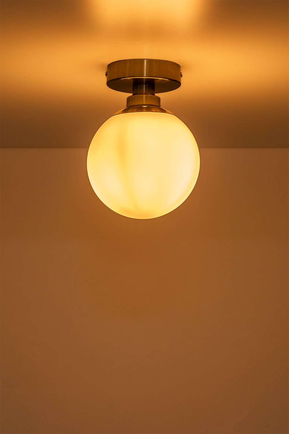 Sklum Uvol Traditional Ceiling Light With Glass Ball