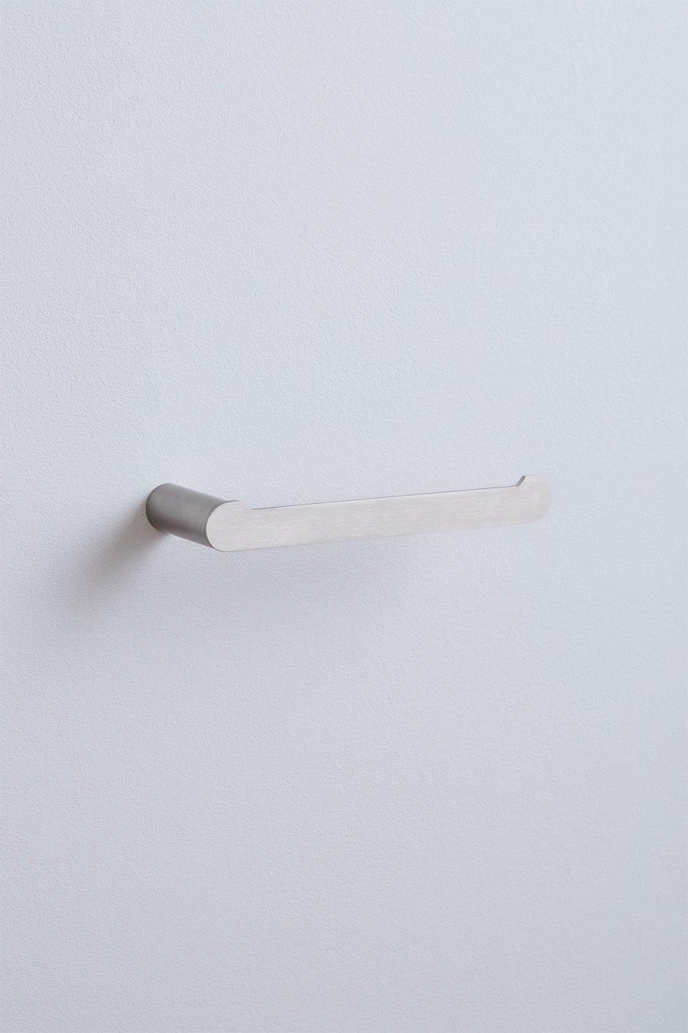 Sklum Wall Mounted Towel Rack With Bar ↔︎20cm For Bathroom In Stainless Steel Alameda