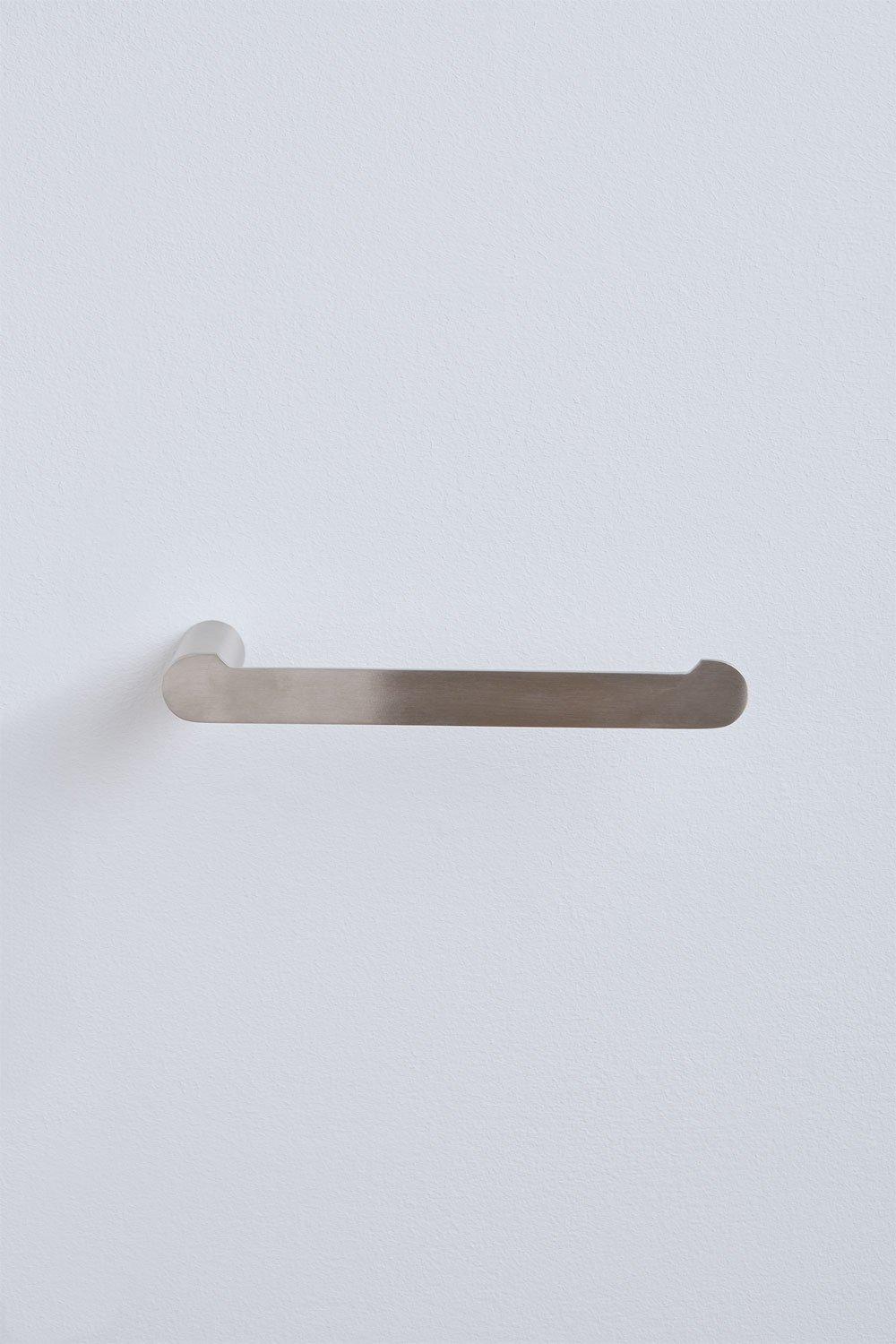 Sklum Wall Mounted Towel Rack With Bar ↔︎20cm For Bathroom In Stainless Steel Alameda