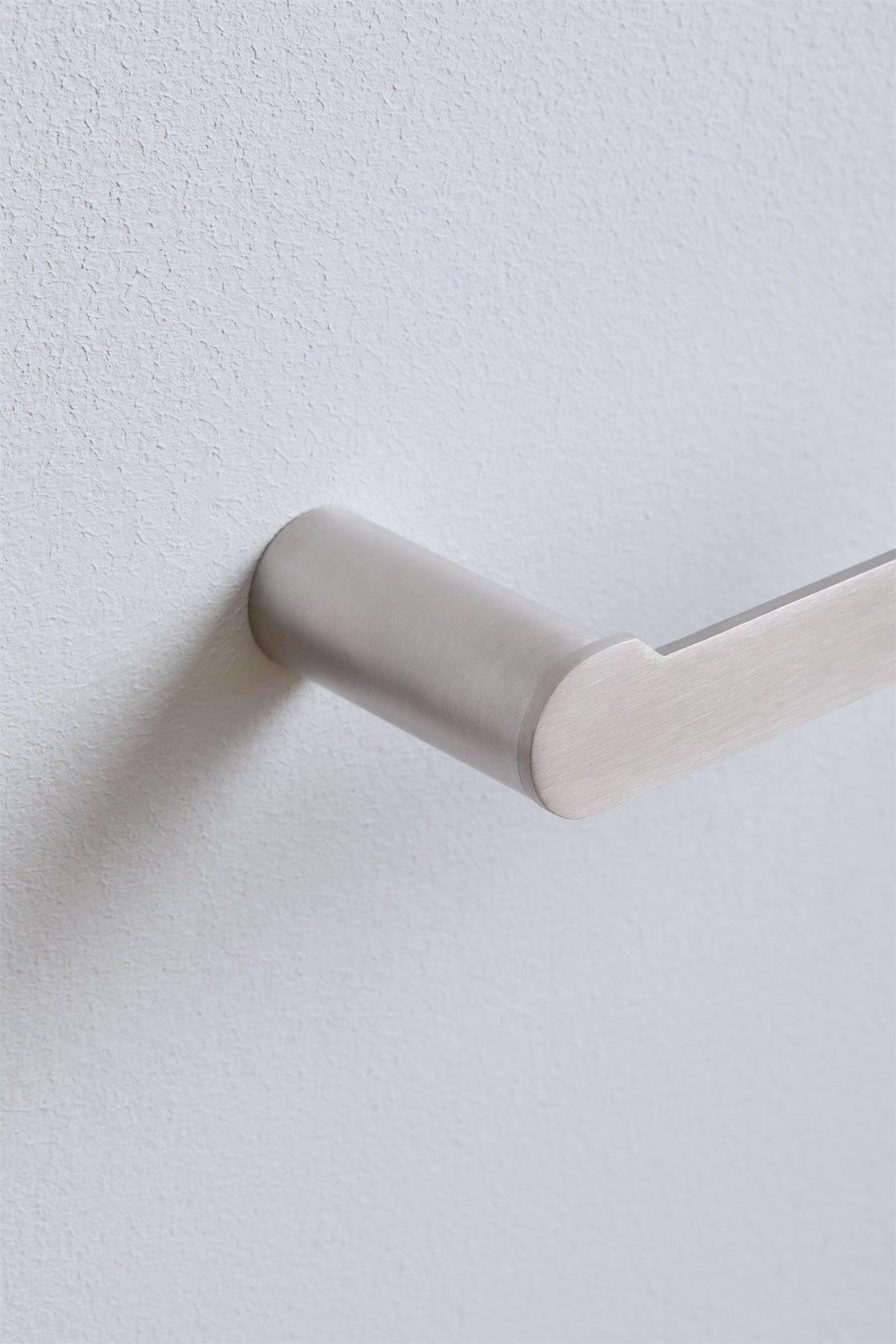 Sklum Wall Mounted Towel Rack With Bar ↔︎20cm For Bathroom In Stainless Steel Alameda