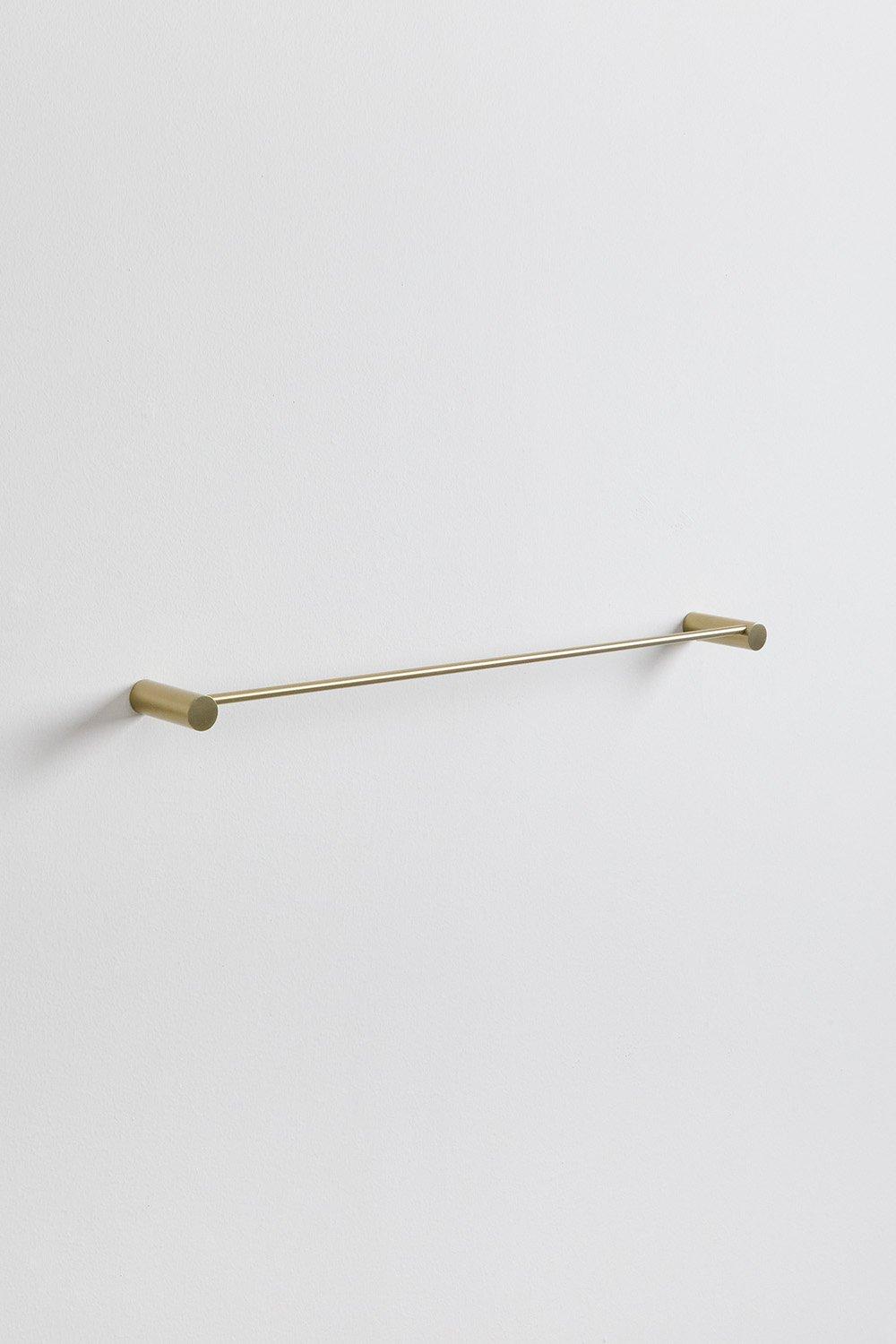 Sklum Wall-mounted Towel Rack With Bar For Bathroom In Stainless Steel (↔︎60 Cm) Devon