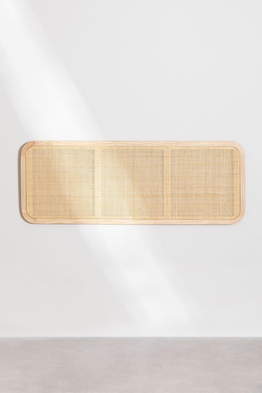 Sklum Wezgłowie łóżka 150cm Z Naturalnego Drewna Reyna