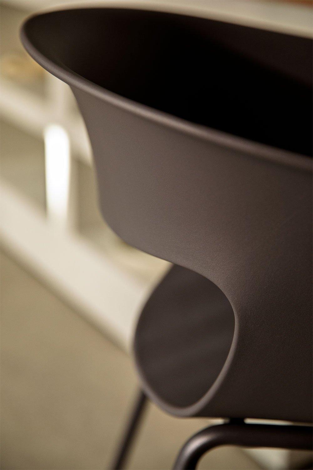 Sklum Wysoki Stołek Z Polipropylenu I żelaza Alanys