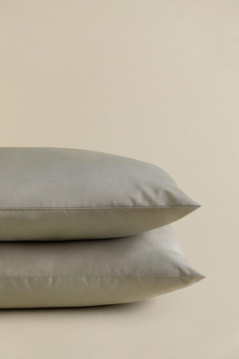 Sklum Zestaw 2 Satynowych Poszewek Na Poduszki Sampras O Gramaturze 300 Nitek