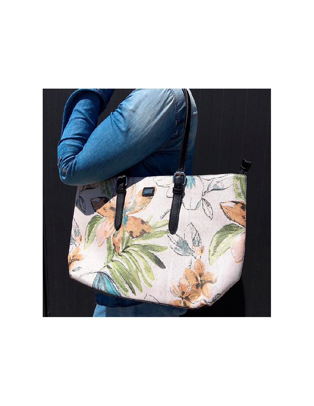 Sombreros Albero Bolso Flores Multicolor David Jones