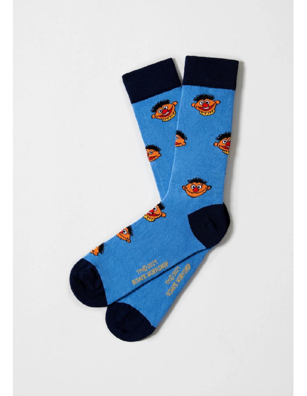 sombreros albero Calcetines BESESAMESTREET Epi Azul de BESOCKS