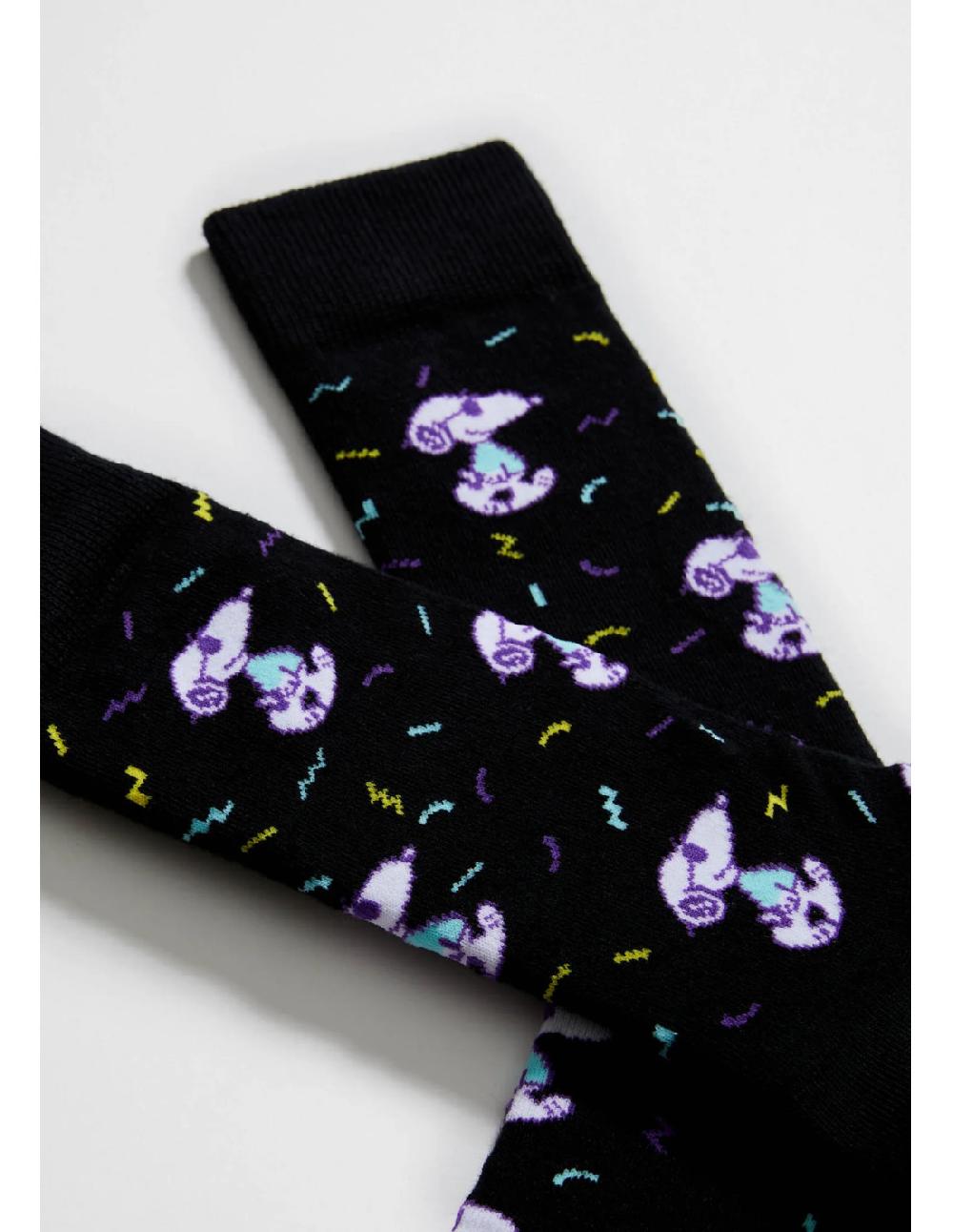 Sombreros Albero Calcetines BESNOOPY FUN Negro De BESOCKS