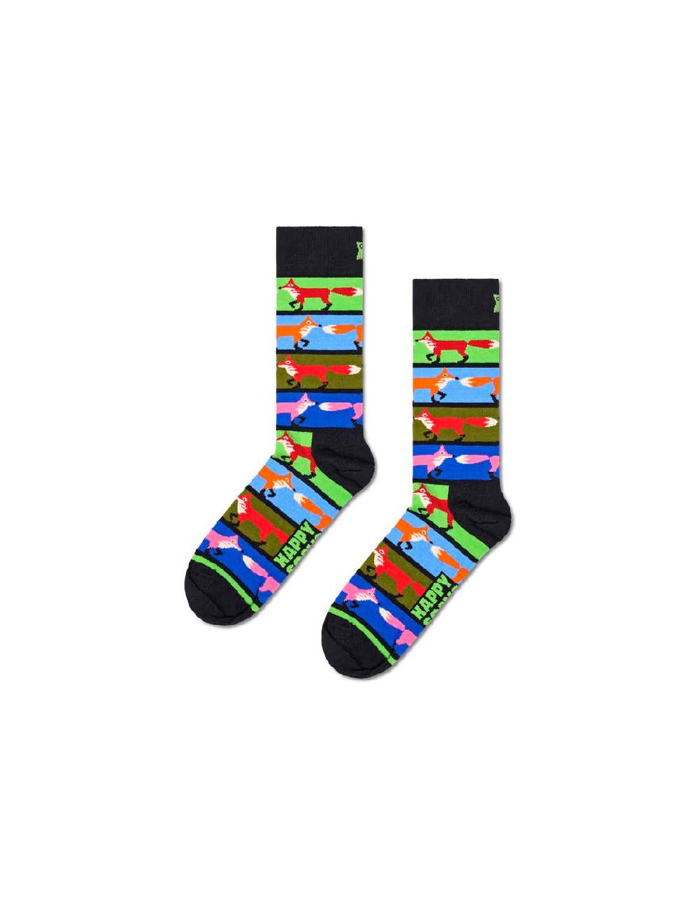 sombreros albero Calcetines Fox Stripe Sock Happy Socks