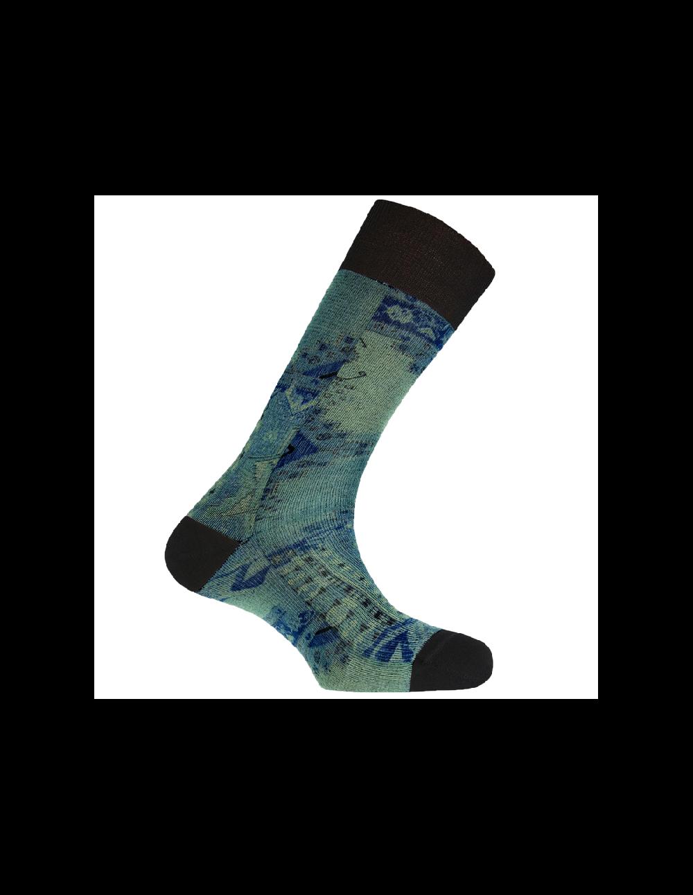 sombreros albero Calcetines Largos Figuras Punto Blanco