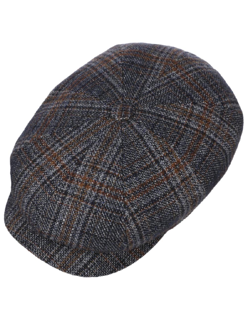 Sombreros Albero Gorra 8 Panel Cap Wool Linen Lierys Rojo Oliva