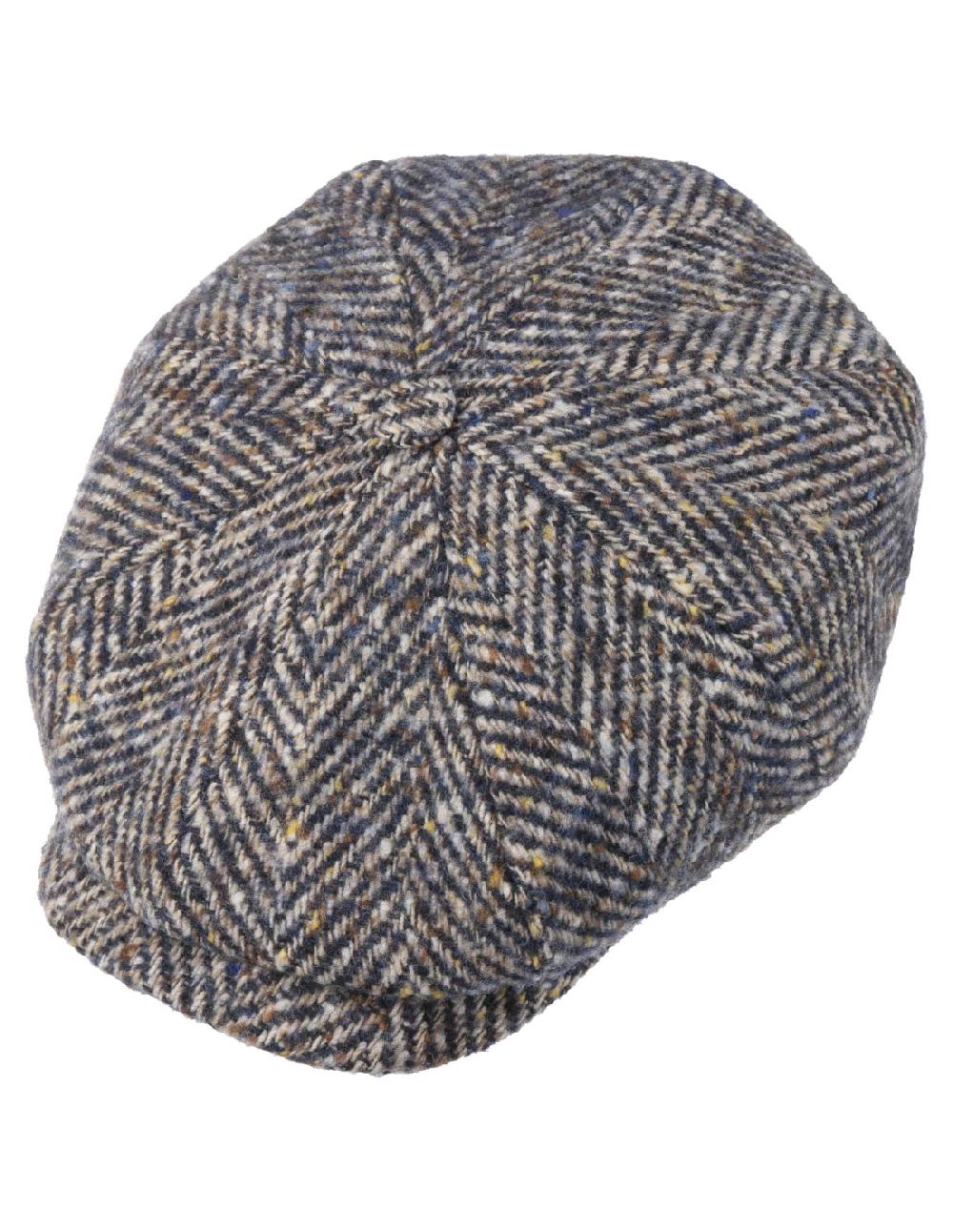 Sombreros Albero Gorra Hatteras Herringbone WV Gris