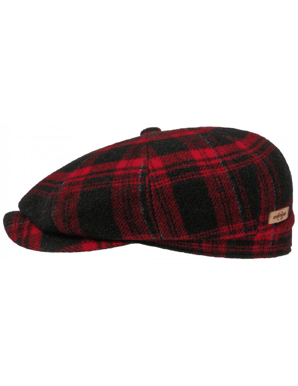 sombreros albero Gorra Hatteras Shadow Plaid Roja y Negra
