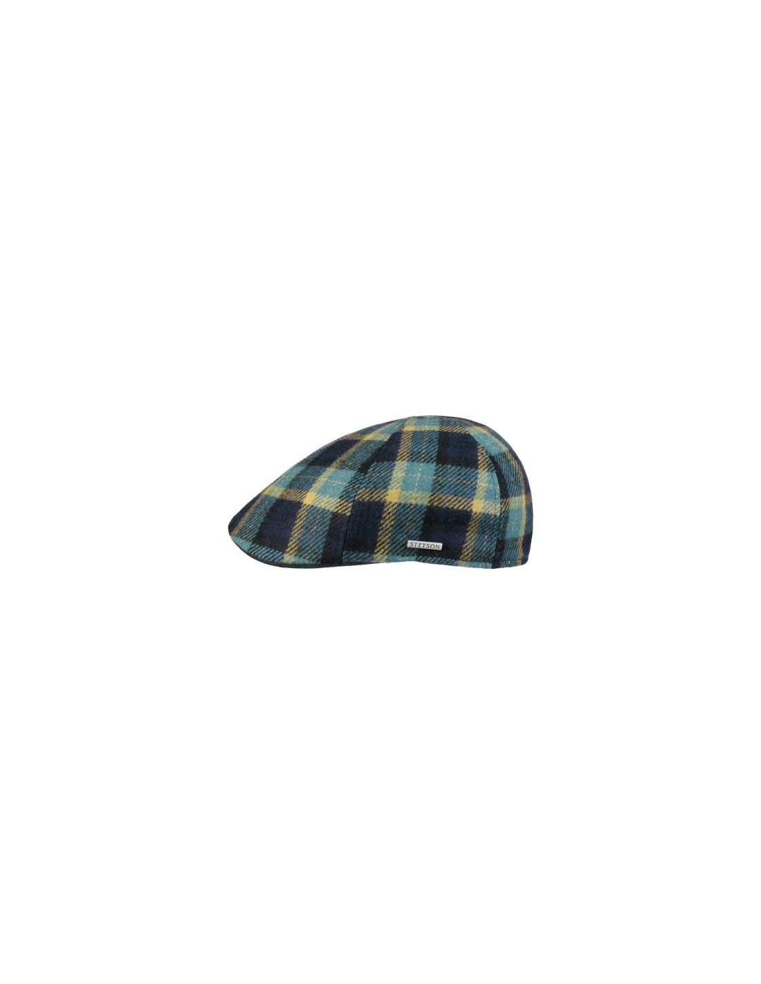 sombreros albero Gorra Texas Check Wool Azul Stetson