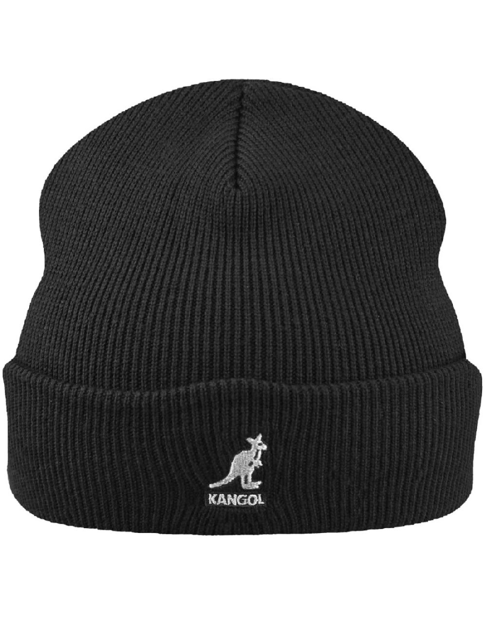 sombreros albero Gorro Acrylic Pull-On Negro de Kangol