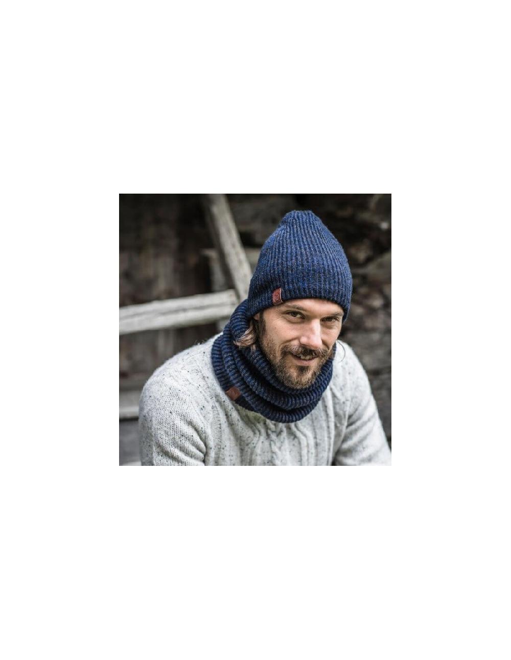 Sombreros Albero Gorro Knitted & Polar Hat Lyne Night Blue