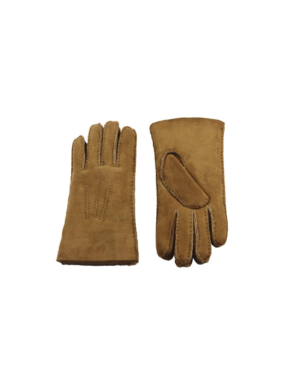 sombreros albero Guante Hombre Merino Shirling Caramelo