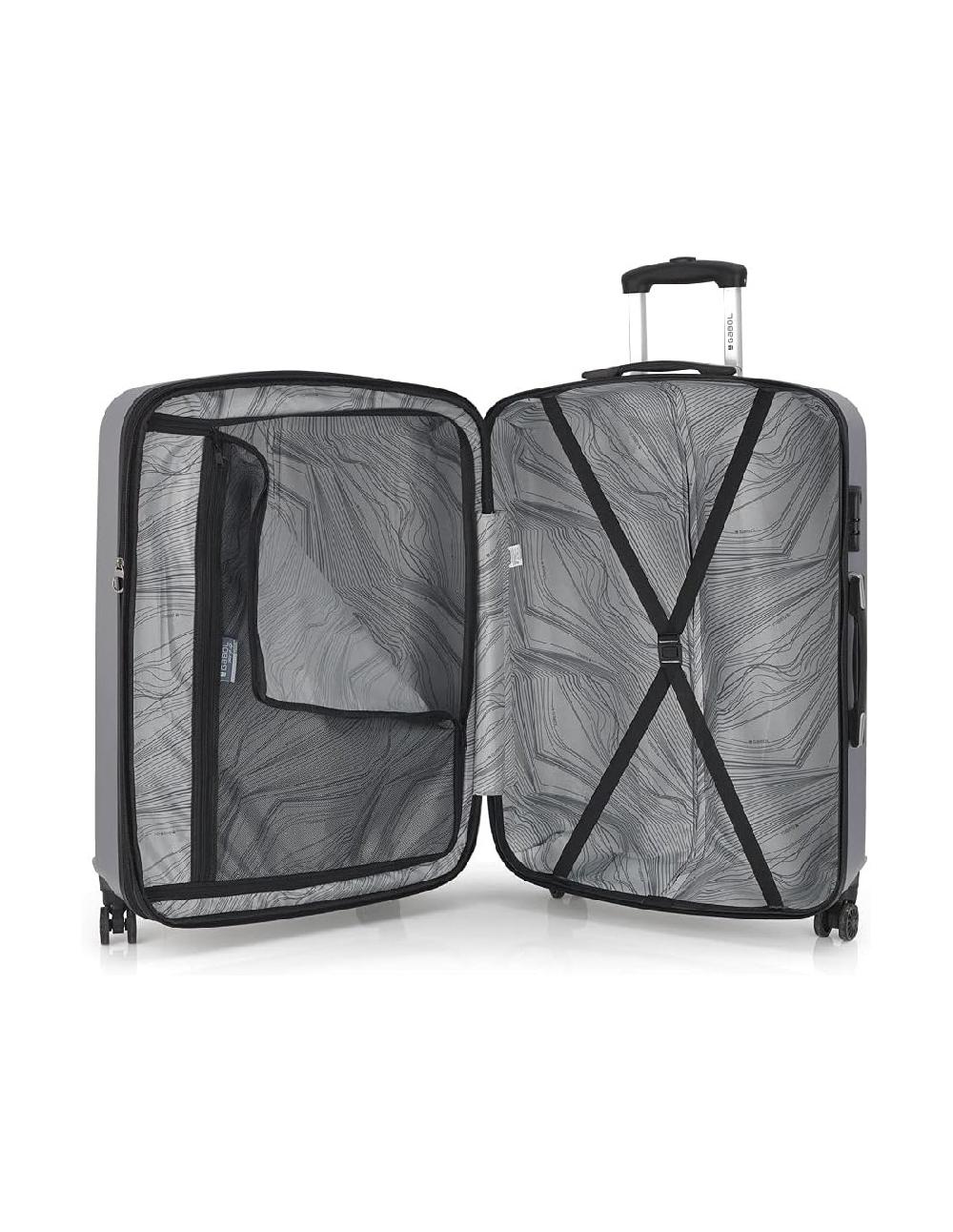 Sombreros Albero Maleta Alabama L Plateada De Gabol