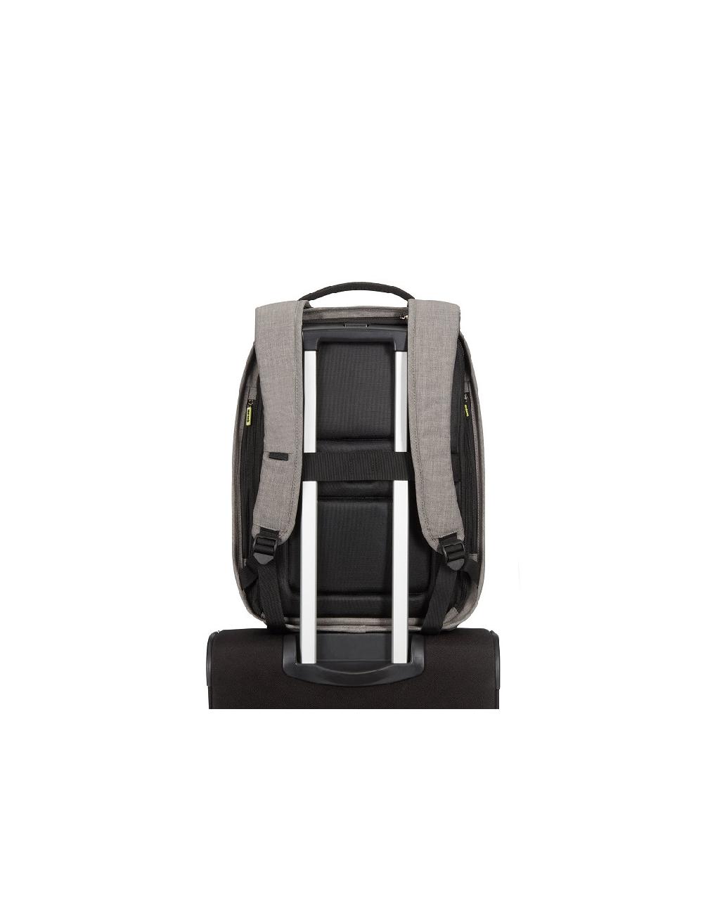 Sombreros Albero Mochila Securipak M Antirrobo 15.6" Cool Grey De Samsonite