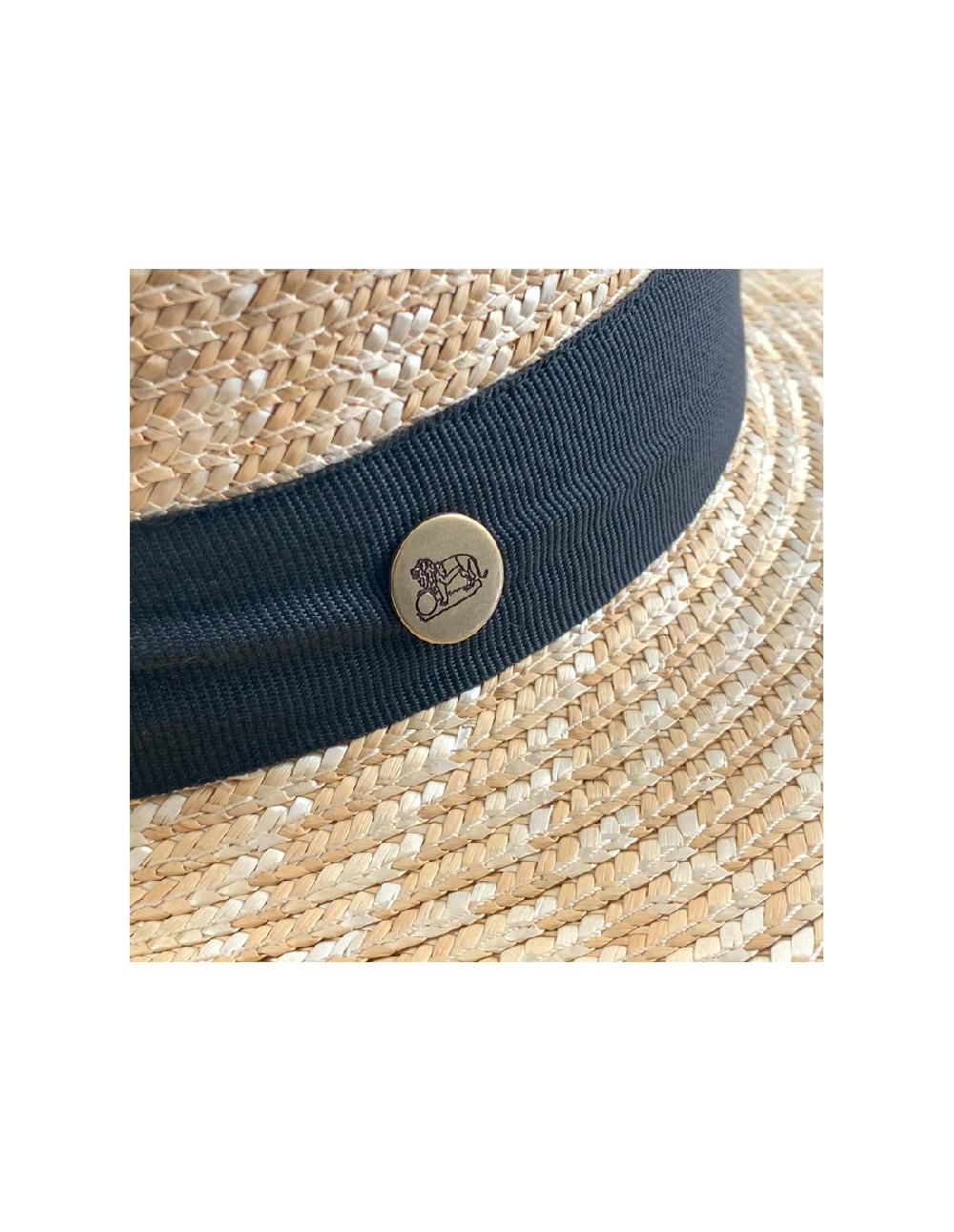 Sombreros Albero Sombrero Anaya Natural Cinta Negra