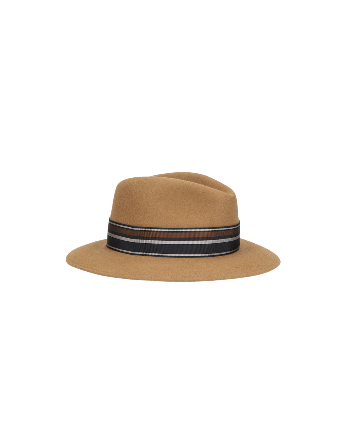 Sombreros Albero Sombrero Borsalino Alessandria Camel Cinta Rayada
