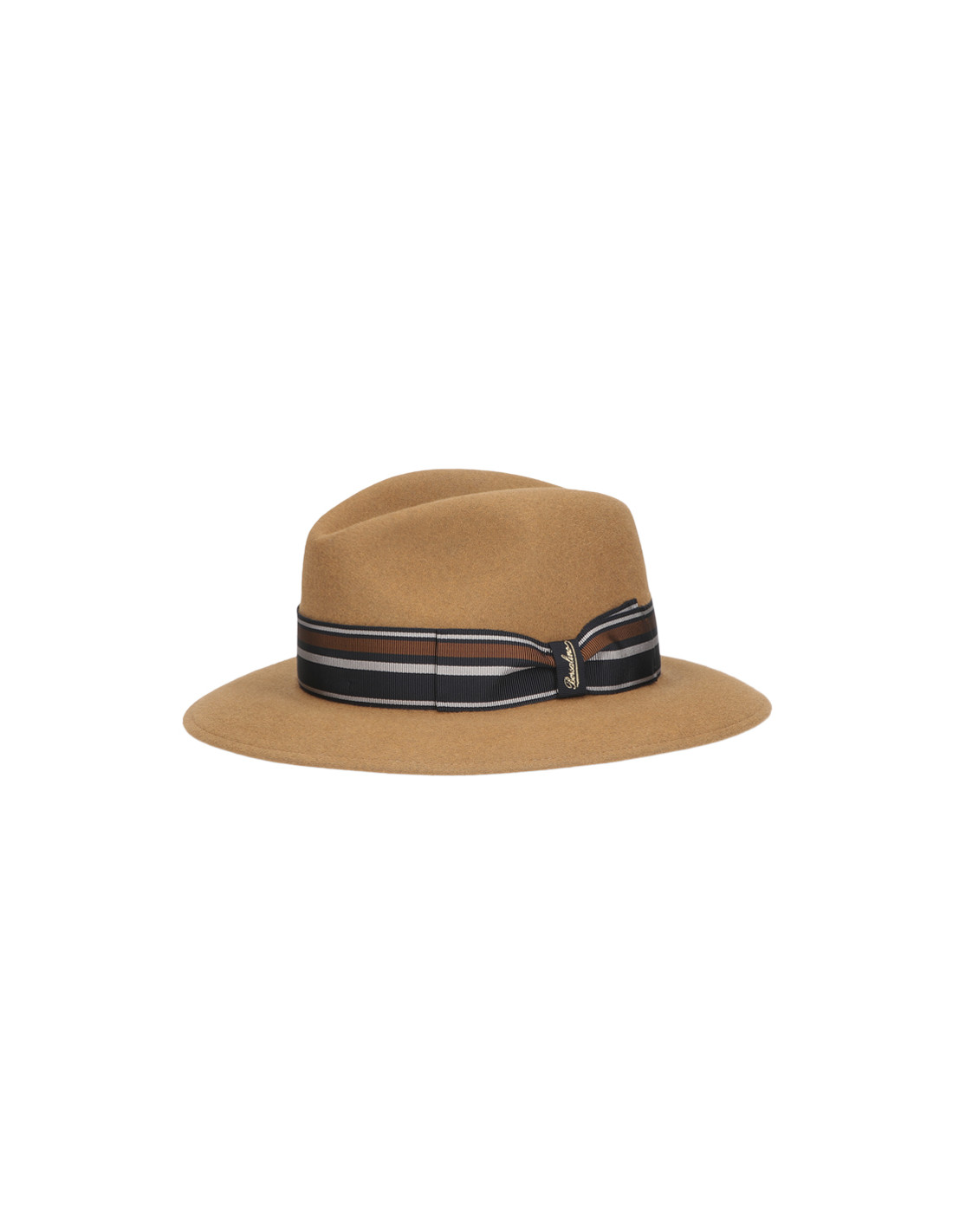 sombreros albero Sombrero Borsalino Alessandria Camel Cinta Rayada