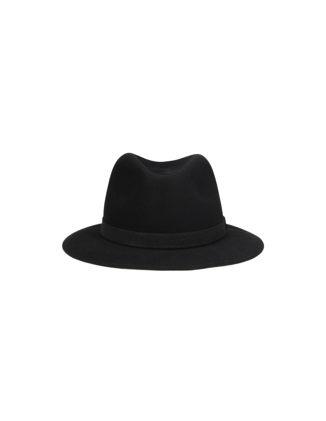 Sombreros Albero Sombrero Borsalino Alessandria Negro Cinta Piel