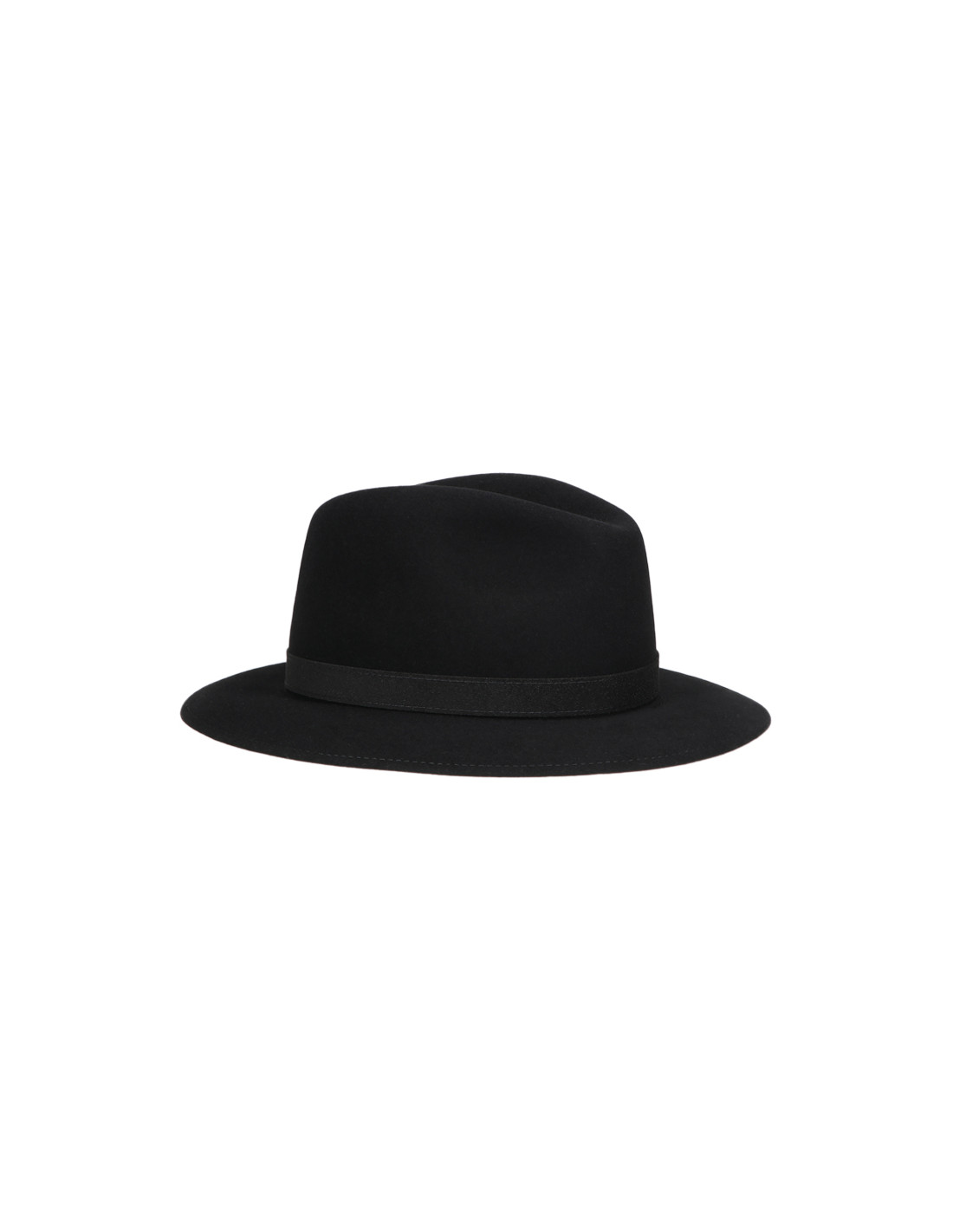 Sombreros Albero Sombrero Borsalino Alessandria Negro Cinta Piel
