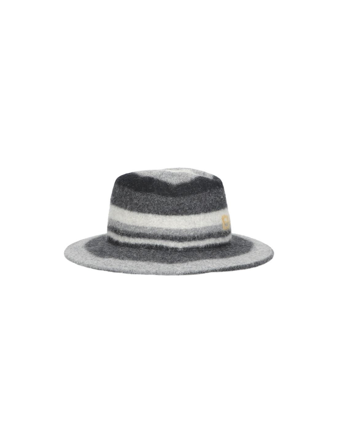 Sombreros Albero Sombrero Borsalino In Lana Smacchiato Gris