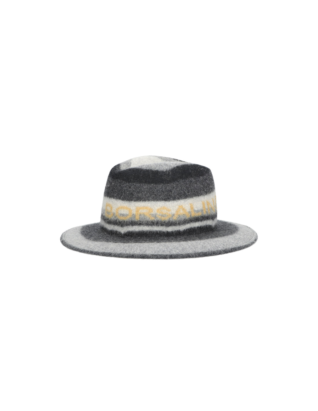 sombreros albero Sombrero Borsalino In Lana Smacchiato Gris