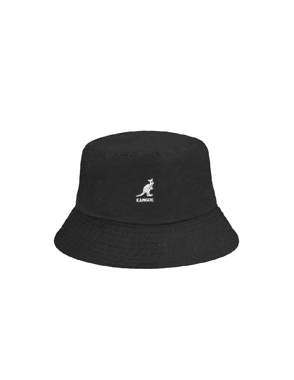 sombreros albero Sombrero Bucket Washed Negro Kangol